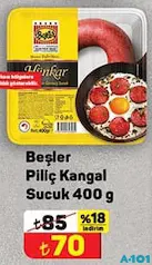 BEŞLER PİLİÇ KANGAL SUCUK 400 G